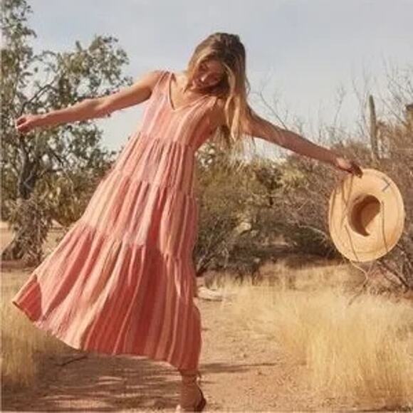 Marine Layer Dresses & Skirts - Marine Layer Corinne Chambray Maxi Dress